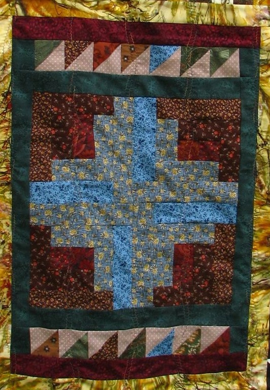 Orphan block quilt began here